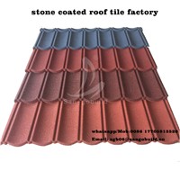 Bond Wind & Corrosion Resistance Stone Coated Steel Roof Tiles for Building Roof Construction