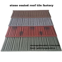 Good Quality Wood Shake Shingle Series Materials Stone Coated Metal Roof Tile