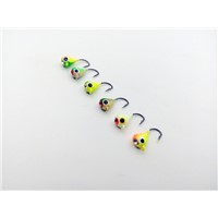 15mm/1.1g Mini Ice Fishing Jig Lure 6-Color with High Quality Winter Fishing