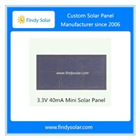 3.3V 40mA Mini Solar Panel, Sunpower Solar Cell
