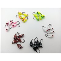 18mm/2.3G Mini Ice Fishing Jig Lure 6-Color with High Quality Winter Fishing