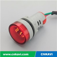 Voltage Meter Voltmeter 22mm AD26B-22VM Red