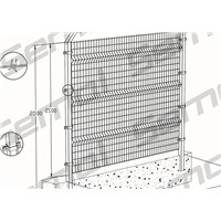 Bending Fence with Square Post