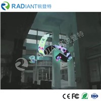 P6 Full Color Advertising Sharped Indoor Curved LED Video Wall