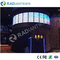 P3 Indoor Full Color Soft Waves Digital Flexible LED Curtain Display