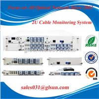 2U Chassis Fiber Optical Cable Monitoring System OPD OSW OTDR
