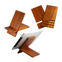 Wood Display Stand for iPad & Android Tablet PC