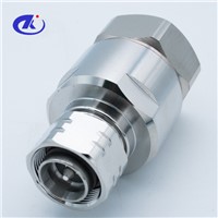 Low PIM 4.3/10 Mini DIN Male Straight Connector for 7/8&amp;quot;Feeder Jumber Cable(Screw Type)