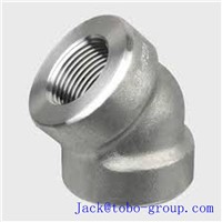 Forged Threaded 45D Long Radius Elbow Stainless Steel Forged Pipe FittingASTM A403/A403M WP31726 14'' SCH40 ANSI B16.11