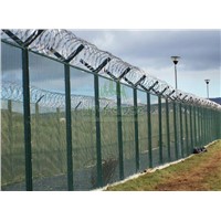 High Security Fence with Razor&amp;Barbed Wire