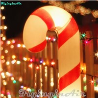 2m Inflatable Christmas Pendant Hanging Lighted Candy Cane with Lights