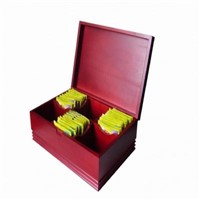 Pinsidea Cherry Wooden Tea Bag Display Box