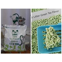 Green Tea Scent Natural Cat Litter Quick Clumping