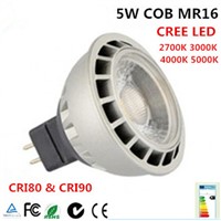 Dimmable LED MR16 5W Narrow Beam 24deg GU5.3 Base Dimmable