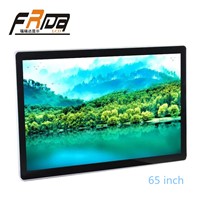 65 Inch Wall Mounted LCD Digital Signage Indoor/ Advertising LCD Screen / Display