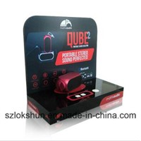 Acrylic Soundbox Display Showcase with 4C Silkscreen Printing, China Acrylic Electronic Display Stand Manufacturer