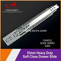 53mm Heavy Duty Soft Close Drawer Slide
