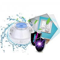 Portable 120mL Soft Warm Mist Humidifier, 350mA 5V Crystal Nightlights Ultrasonic Humidifier for Air-Conditioned Room