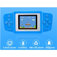 Classic FC 268games 2.5inch Bright Display Portable Games Players Handheld Game Console Support both Li-Battery &amp;amp; AA