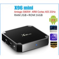 Hot Sale Brand New WiFi X96 Mini Amlogic S905W Quad Core Network IP TV BOX Android 7.1 TV BOX 2G RAM 16G Flash