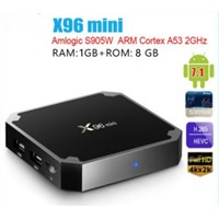 X96 Mini Amlogic S905W 1G/8GB Hot Sale Brand New WiFi Quad Core Network IP TV BOX Android 7.1 TV BOX 1G RAM 8G Flash