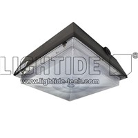 DLC Qualified LED Canopy Light Fixtures, 90W, 100-277VAC, 5 Years Warranty