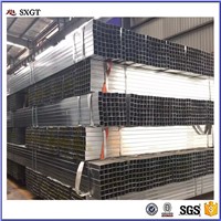 Pre Galvanized Square Tubes / Rectangle Steel Pipe & Pipes