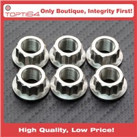 Titanium Sprocket Nut Bi-Hex M8 x 1.25mm (LOCK)