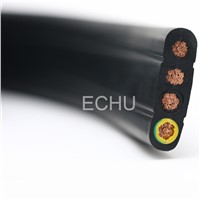 Flat Crane Cable, Flat Travel Cable for Cranes Or Hoists (Flat Cable 4C*6mm)