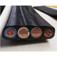 Flat Crane Cable, Flat Travel Cable for Cranes Or Hoists (Flat Cable 4C*4mm)