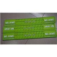 Non Slip Idea Green PVC Bar Mat Size 80*60*10MM