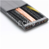 Shielded Flat Traveling Cable for Elevator TVVBP 36*0.75+2*2P*0.75