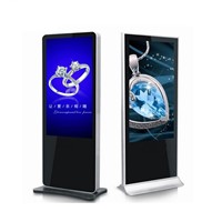 42 Inch Fhd Floor Stand Indoor Advertising LCD Digital Display with Android System, PC All In One Screen
