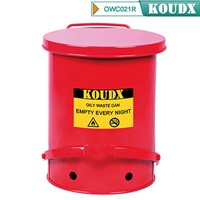 KOUDX OILY WASTE CAN RED or YELLOW