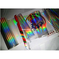 15mic Seamless Transparent Pet Holographic Rainbow Film Suit for UV Pringing & Paperboard Lamination