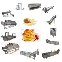 Industrial Automatic Potato Chips Making Machine Production Line for Sale