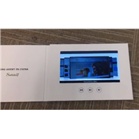 4.3'' LCD Invitation Video Greeting Card for Gifts & Promotion, with Video Recording & Logo Imprint