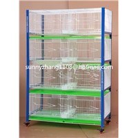 PVC Coated 4 Tiers 8 Cells Pigeon Cages for Arab Countries