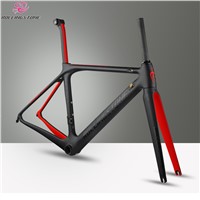 Rolling Stone Compass Road Carbon Frame with FORK, Seat Post Headsets 45cm 47cm 50cm c-t 1030g