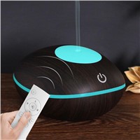 Smart Aroma Essential Oil Diffuser Wood Grain Ultrasonic Cool Mist Humidifier with Remote Controller