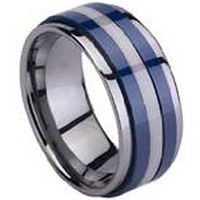 Tungsten Carbide Ring with Ceramic