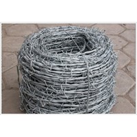 PVC Coated / Galvanized Barbed Wire Fence Mesh