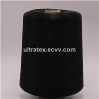 Carbon Conductive Nylon Filaments 20D Intermingled with 75D Black FDY Polyester Filament 2plies Yarn XTAA040