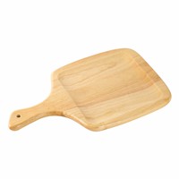Hot Sell Eco-Friendly Safety Nature Handmade Rubber Wood Bread Board Serving Tray