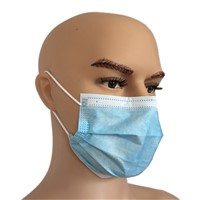 Disposable Medical Nonwoven Protection 3ply Blue Ear-Loop Face Mask