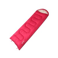 CNHIMALAYA HS9627R-1 Outdoor Sleeping Bag Thick Warm Breathable Cotton Envelope Camping Sleeping Bag-Red(5 - 10 Degrees)