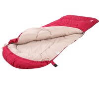 CNHIMALAYA HS9627R-2 Outdoor Sleeping Bag Thick Warm Breathable Cotton Envelope Camping Sleeping Bag-Red(-5 - 5 Degrees)
