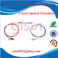 GLSUN 3 Ports Polarization Insensitive Fiber Optic Circulator for DWDM Systems &amp;amp; Bi-Direction Communication Systems
