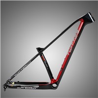 Chinese Bicycle Supplier TWITTER 27.5''/29'' Carbon T1000 Racing Mountain Bike Frame PREDATOR Cutting Color Bike Parts