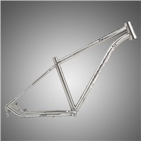 Direct Bicycle Parts Supplier in China TWITTER WERNER 27.5'' 29'' Titanium Alloy Mountain Bike Frame 15.5'' 17'' 19''